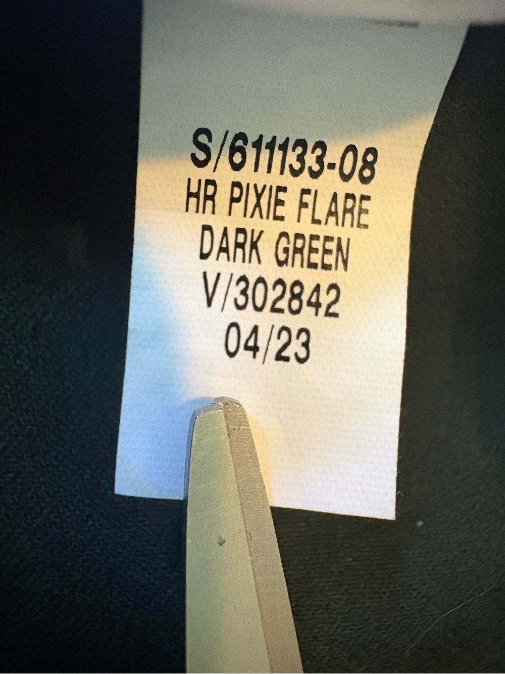 Old Navy Dark Green Pixie Flare Pants women’s Sz 8. - Picture 12 of 12